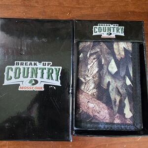 Mossy Oak Break-Up Country Camouflage Wallet New In Box